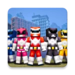 powerrangers skin android application logo